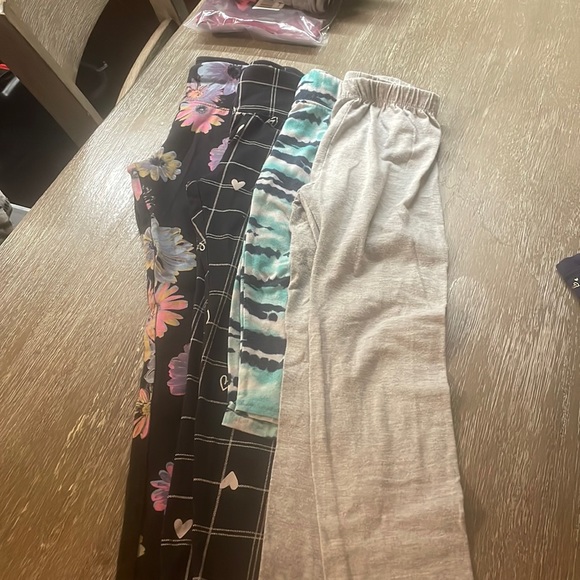 3 pairs Justice leggings. One pair Lee’s - Picture 2 of 2